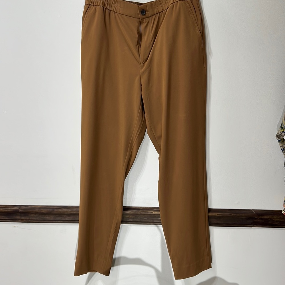 Banana Republib copper slacks.